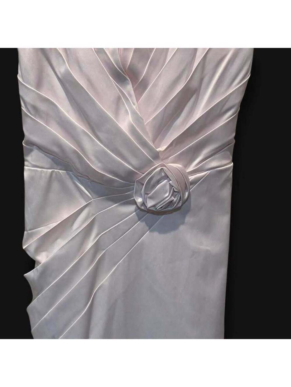 Bisous Women's Pink and White Dress